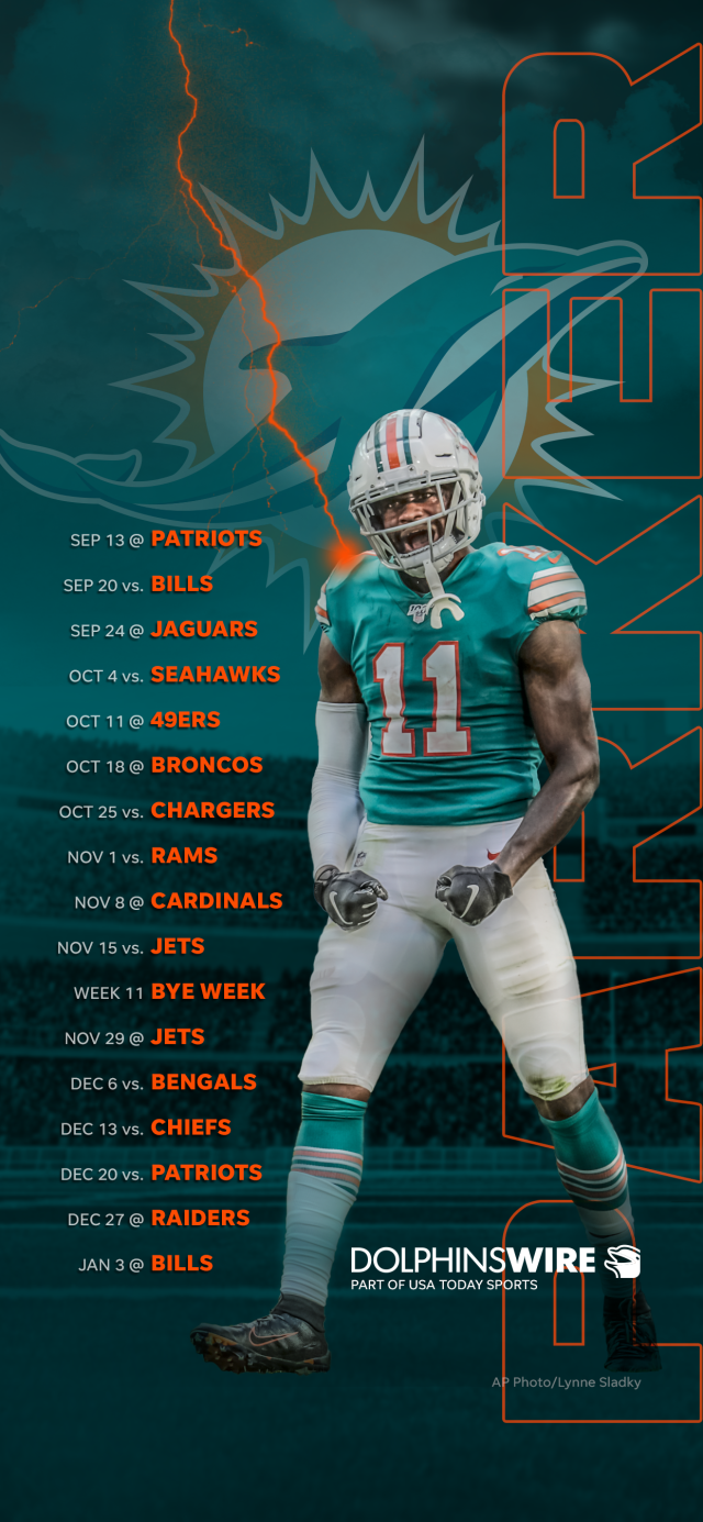 2020 Miami Dolphins Schedule