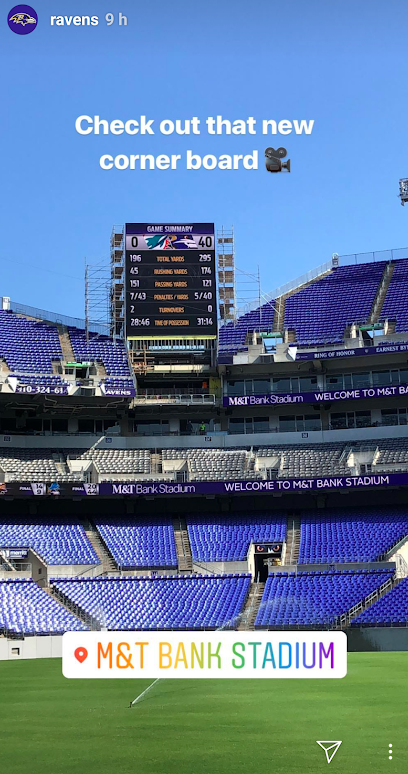 Ravens unveil new ultra-high definiton video boards at M&T Bank Stadium