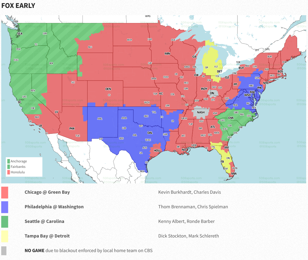 Packers vs. Bears: TV schedule, streaming, how to watch