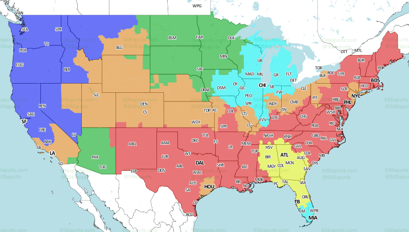 NFL Week 6 FOX TV Schedule and Announcers