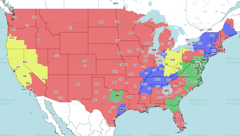 Week 15 Nfl Coverage Map Nfl Week 15 Nfl Tv Maps