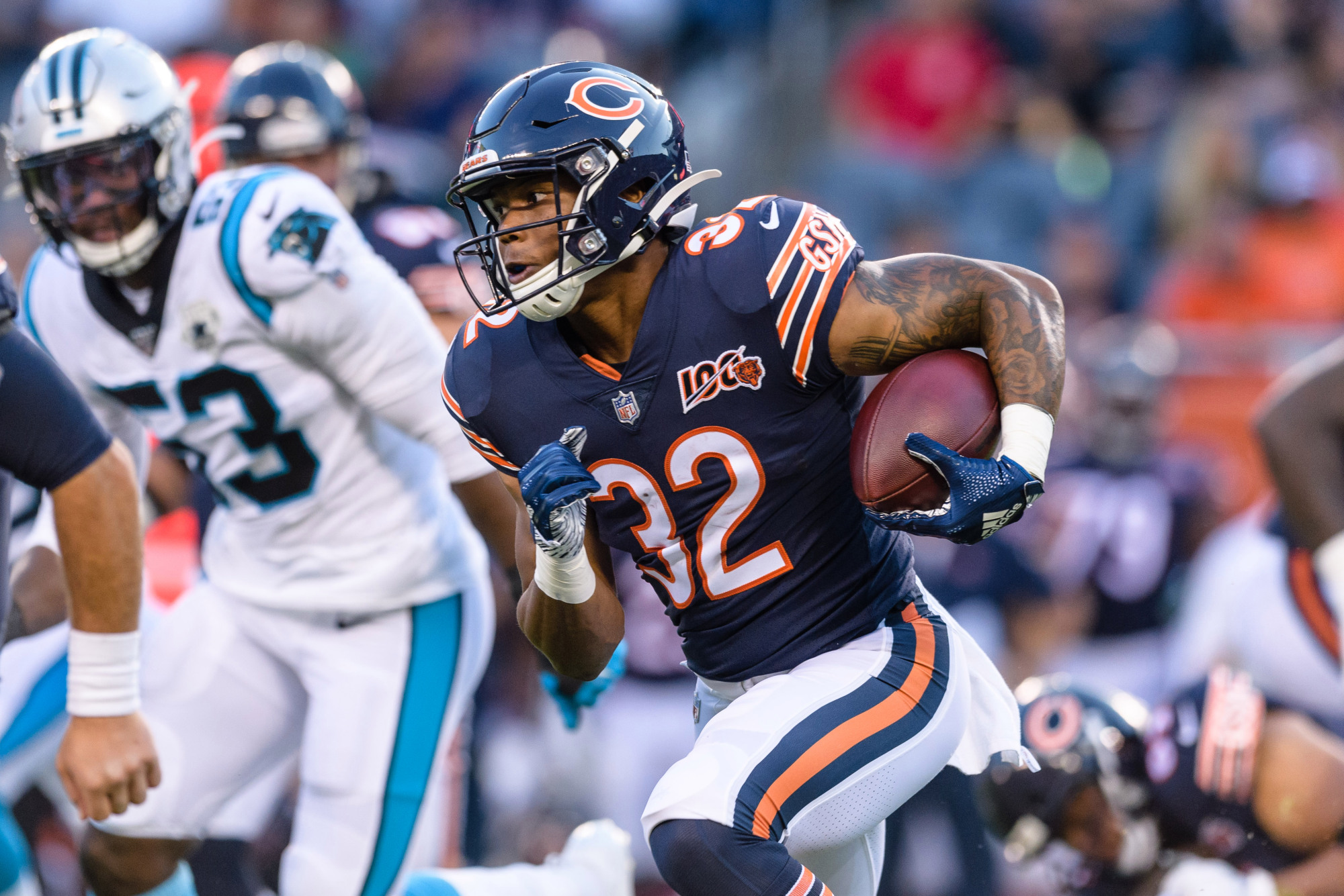 Bears' David Montgomery explains why winning 2019 Piccolo award