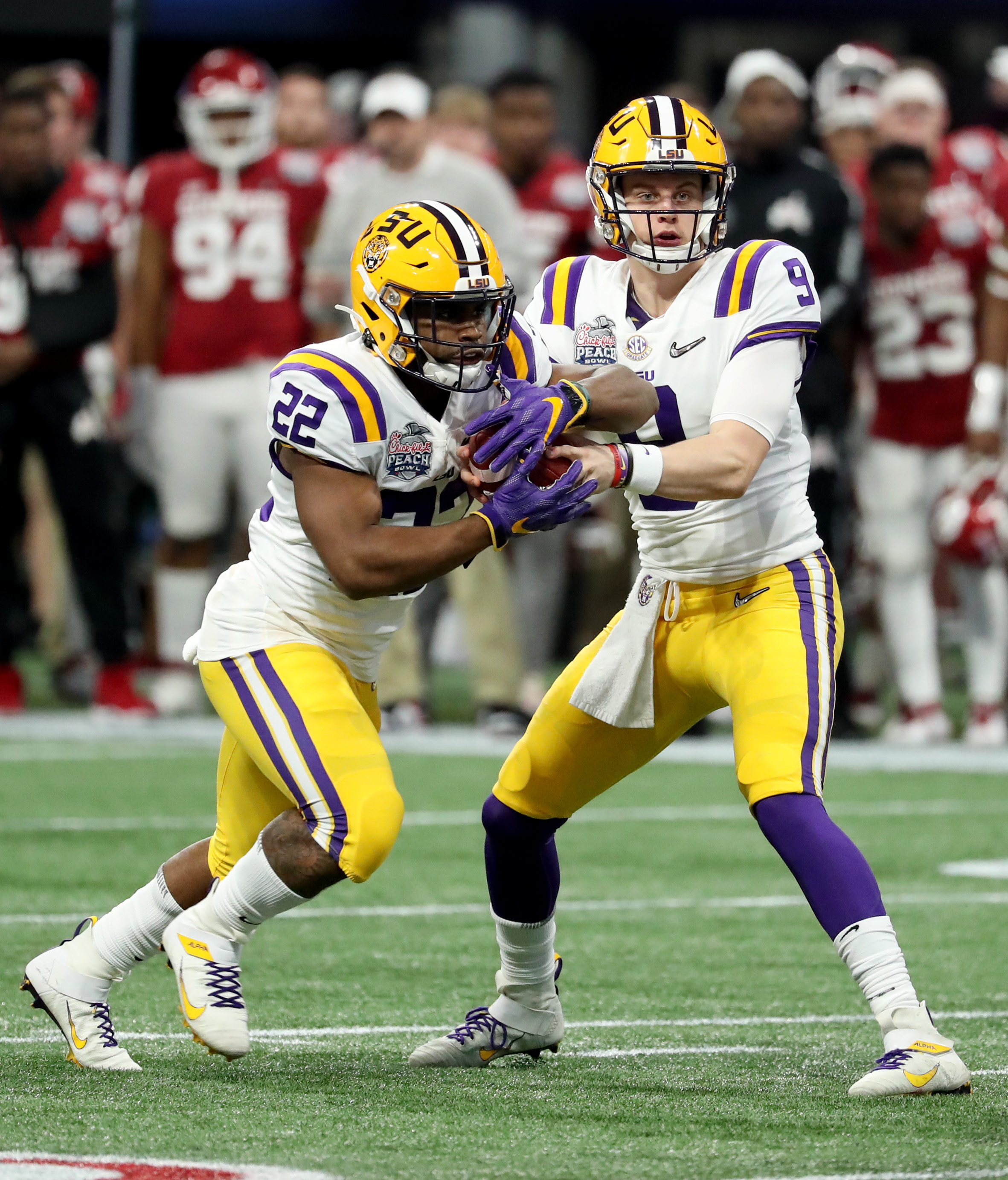 Joe Burrow, Clyde Edwards-Helaire, Ja'Marr Chase & Justin