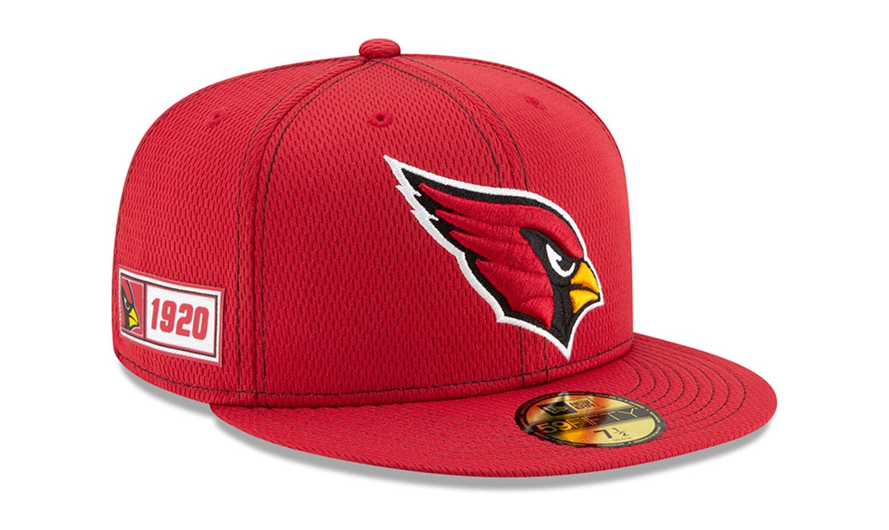 LOOK: Cardinals have new sideline cap for NFL's 100th season