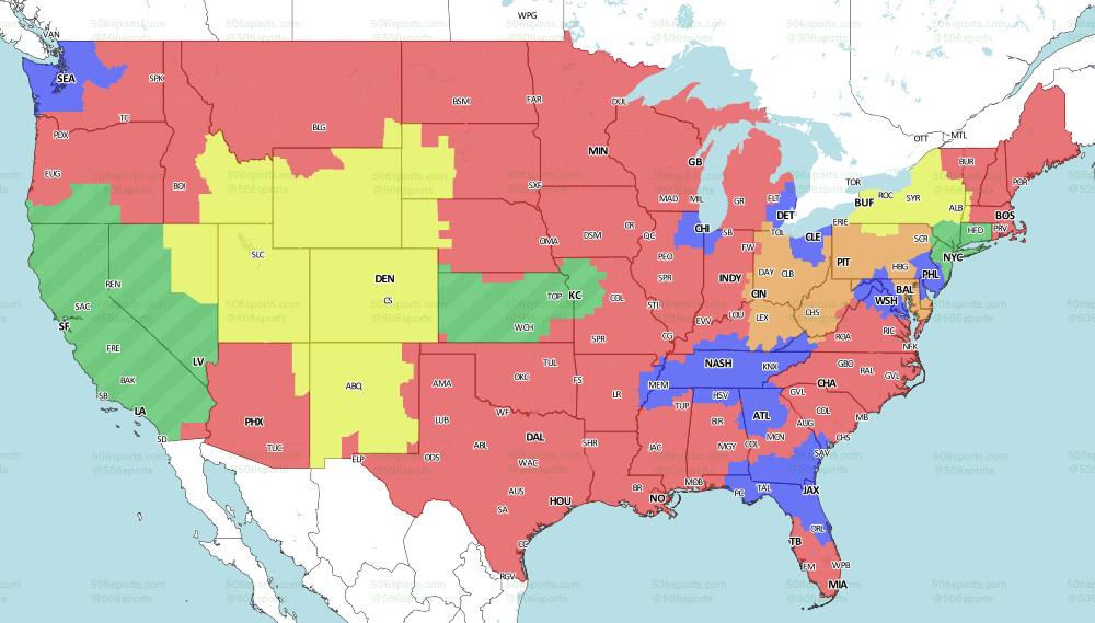 NFL Week 12 coverage map: Will Cincinnati vs. Tennessee be on your TV? -  Cincy Jungle