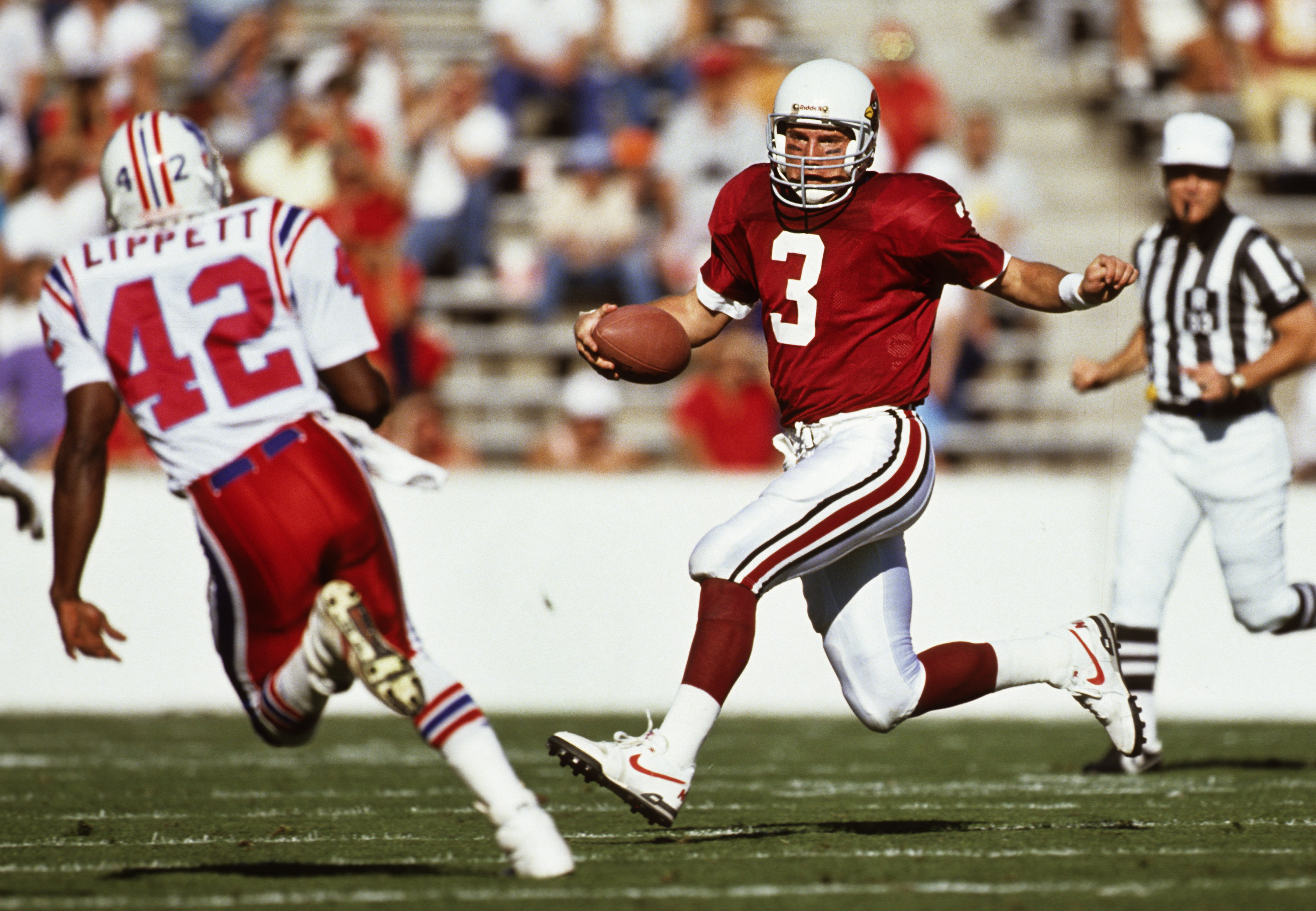 Tim Rosenbach of the Phoenix Cardinals during a NFL football game