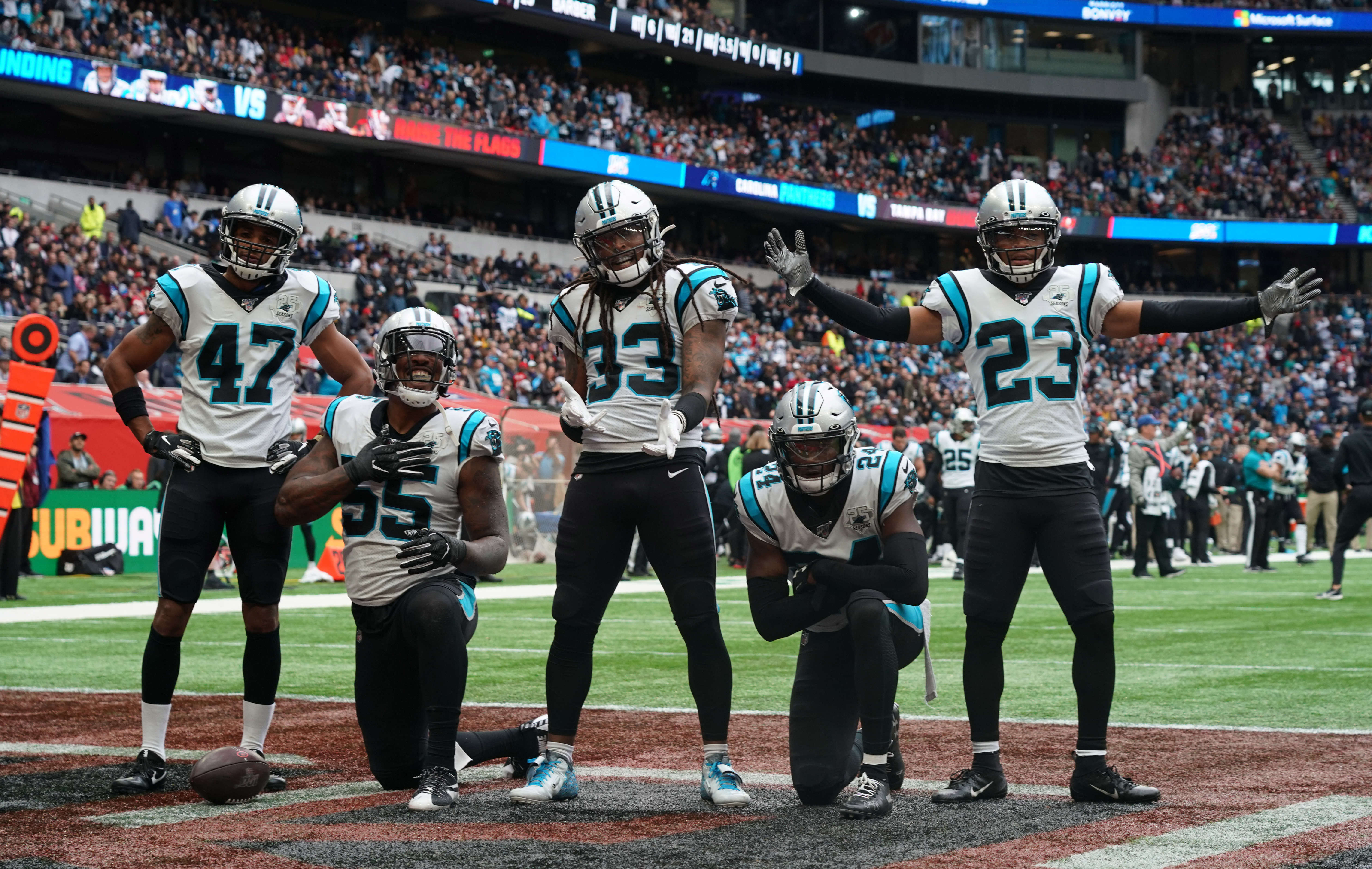 Panthers Defeat Buccaneers 37-26 in London in Week 6