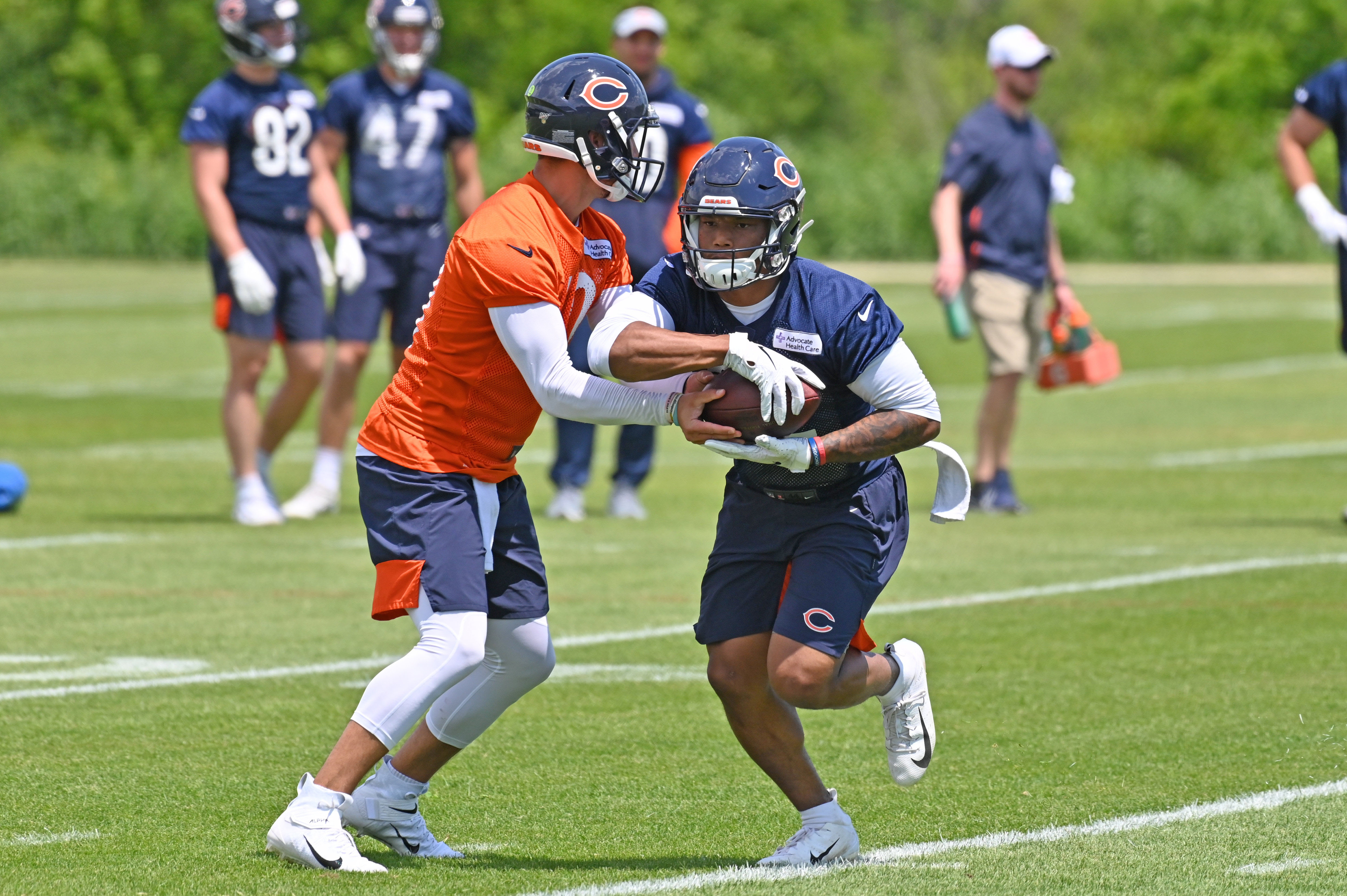 Montgomery shines, passing game struggles on Day 7 of Bears camp