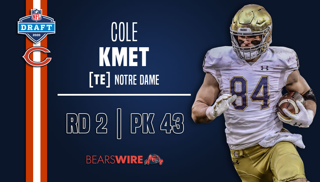 Bears' Cole Kmet rising through the ranks of NFL tight ends - On Tap Sports  Net