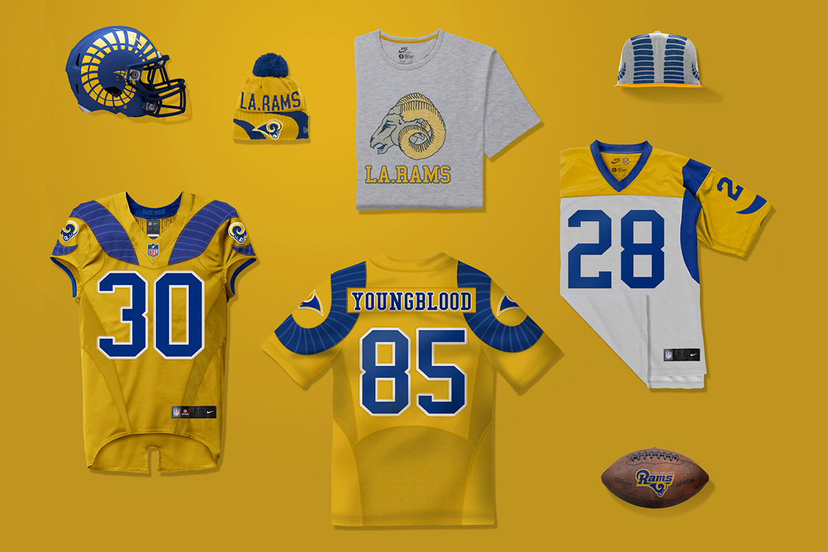 LOOK: Throwback and Color Rush? Here's a perfect Rams uniform blend