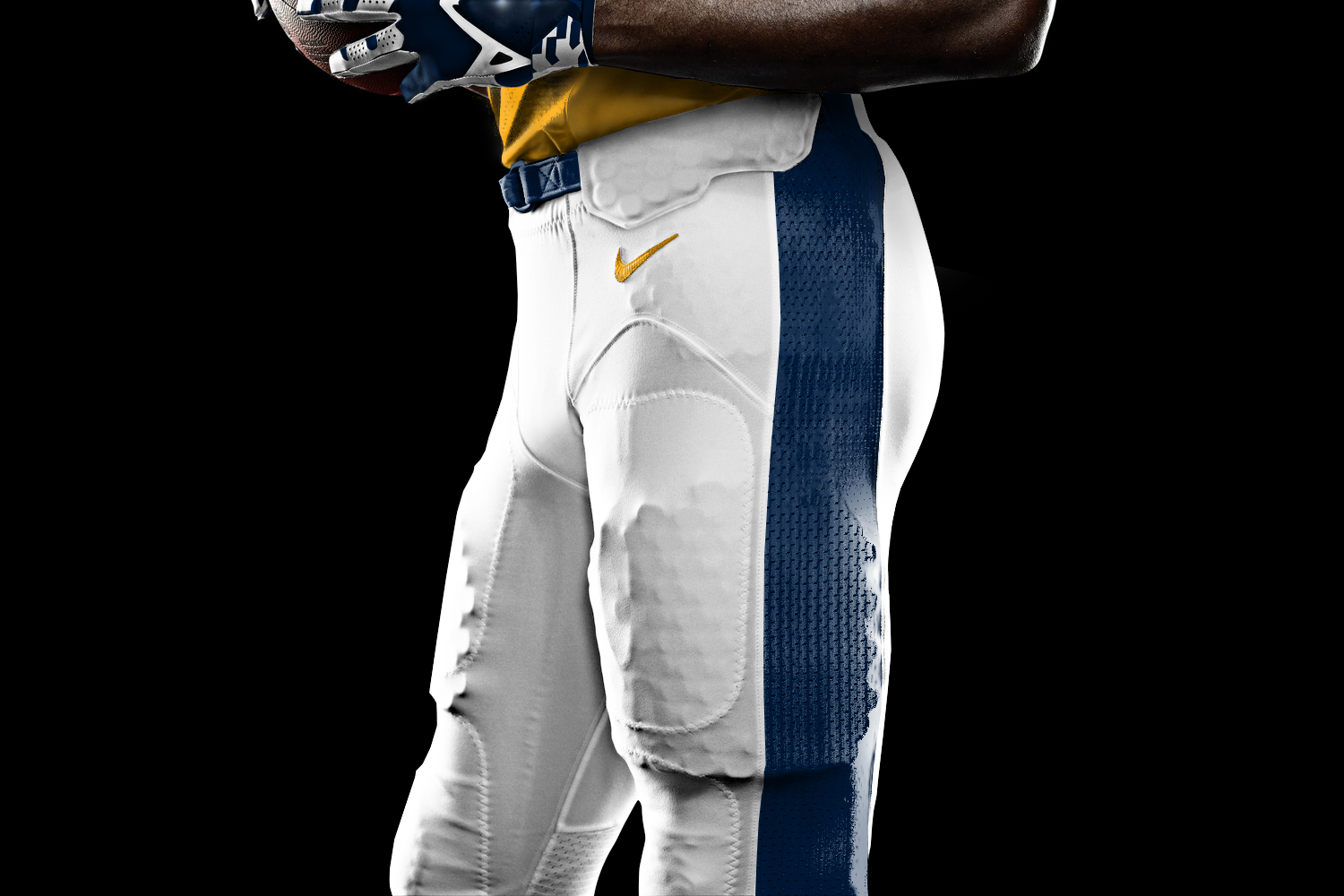 LOS ANGELES RAMS: The Rams uniforms return to a classic look, with a yellow  away in place of white. The Hollywood alternate uses LA's art deco design  and metallic gold.