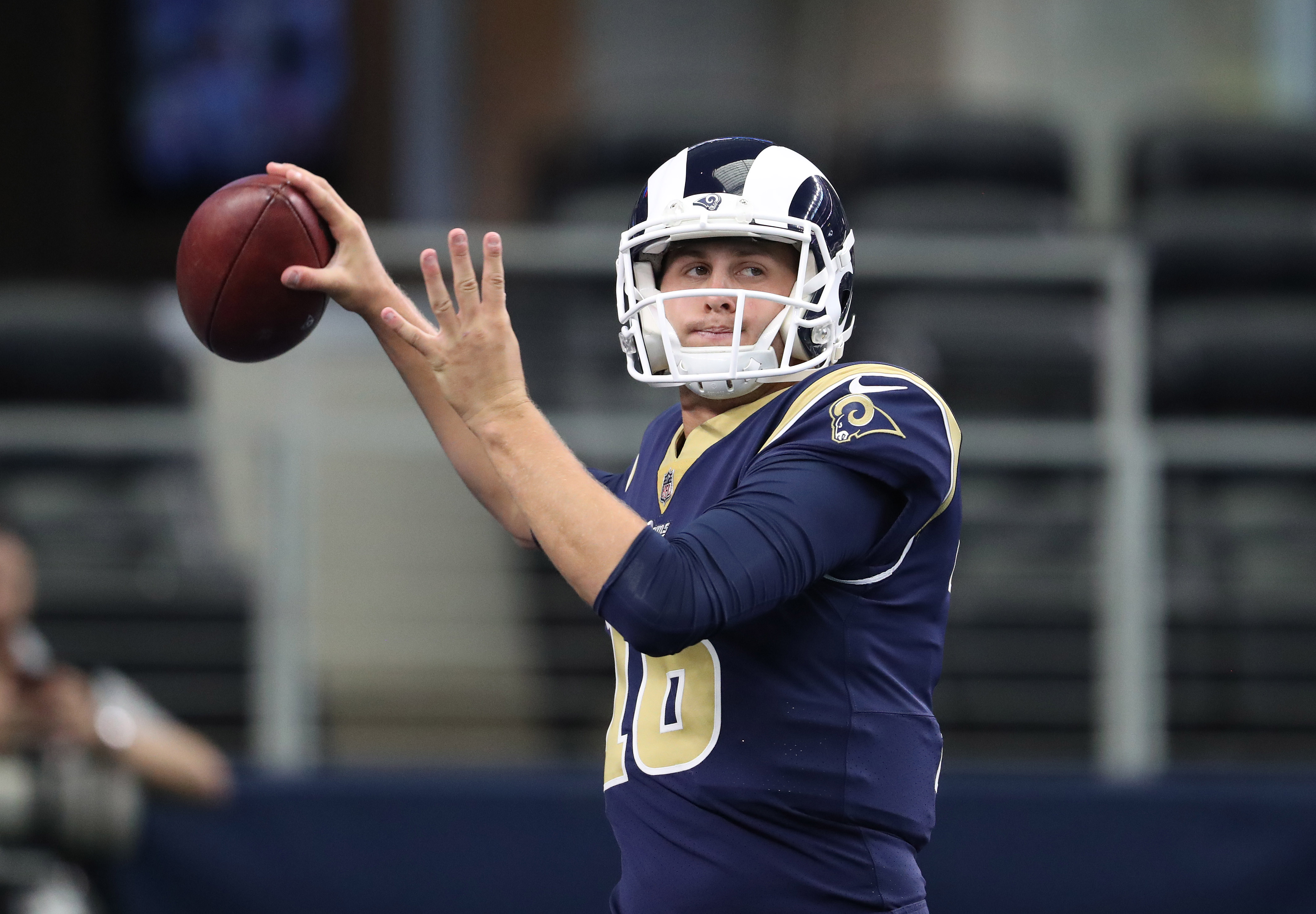 The Rams' uniforms are so mismatched it's like their jerseys got