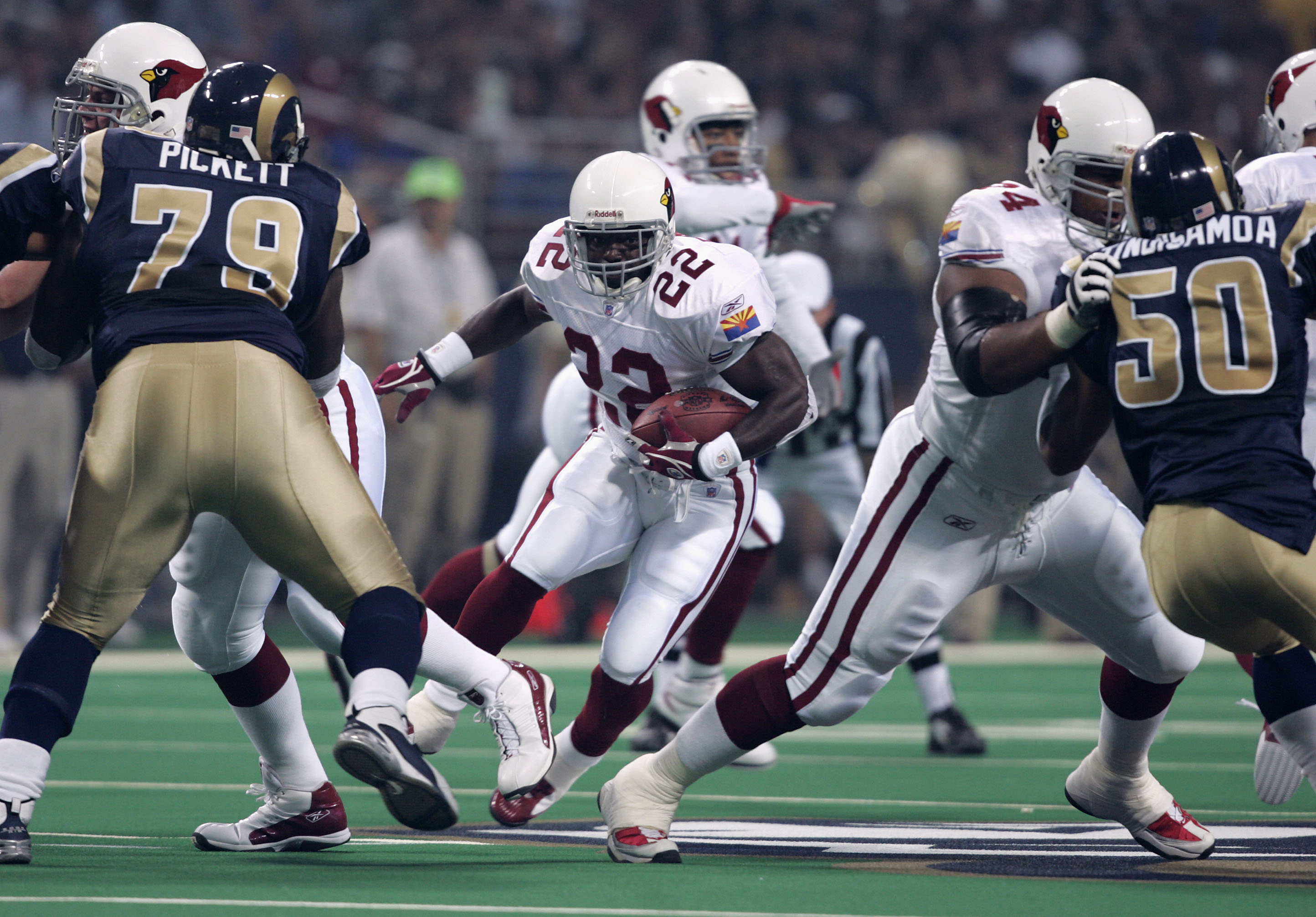 Throwback Thursday: Marshall Faulk, Emmitt Smith square off in 2004