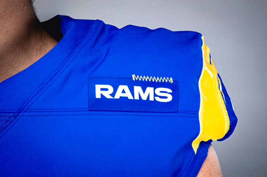 The Rams' uniforms are so mismatched it's like their jerseys got