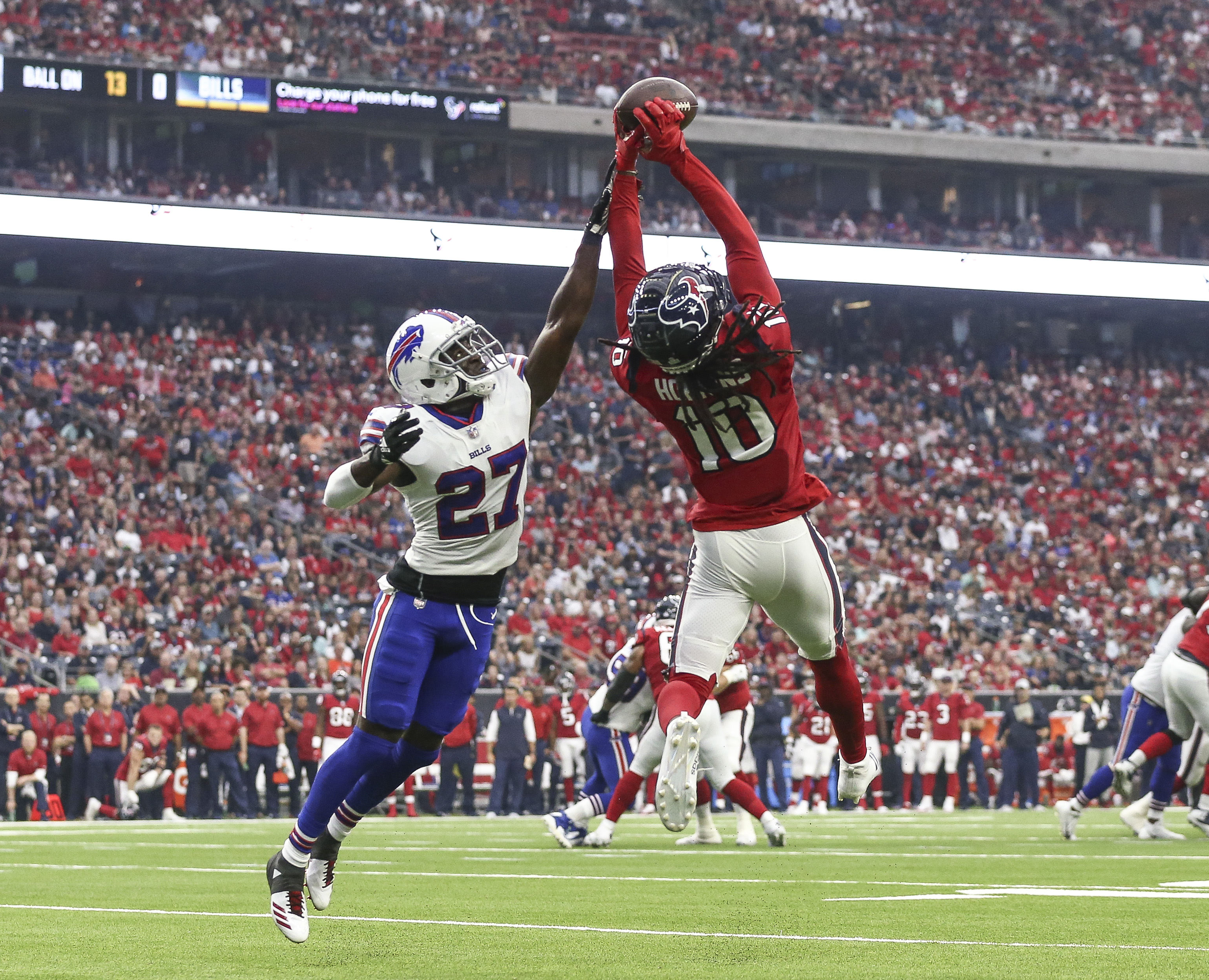 All eyes will be on Tre'Davious White and DeAndre Hopkins on Saturday.