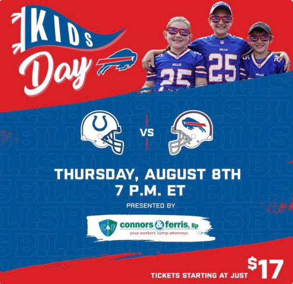 Buffalo Bills announce annual ‘Kids Day’ game