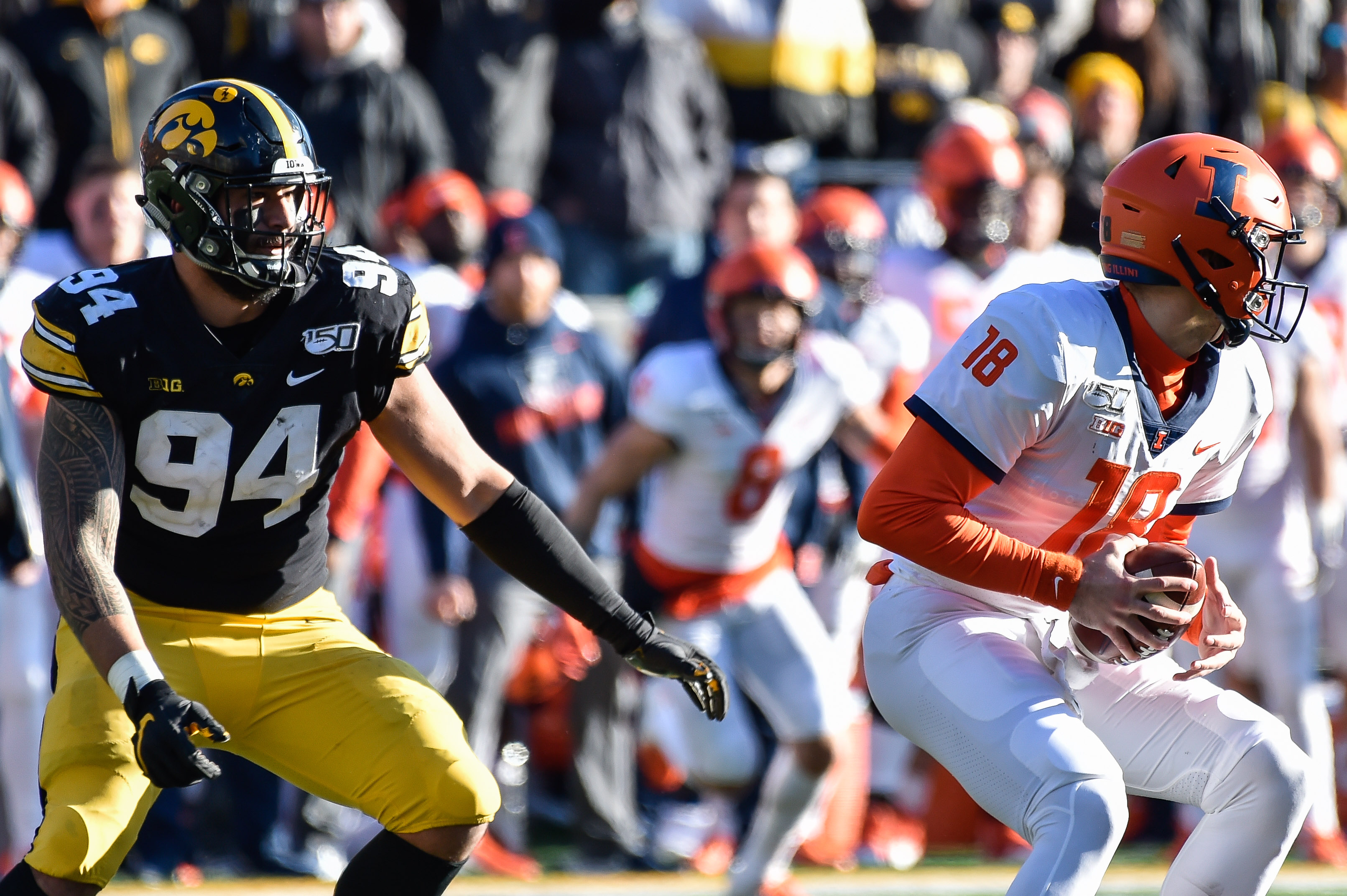 2020 NFL Draft: Defensive end, A.J. Epenesa, Iowa, pick No. 54