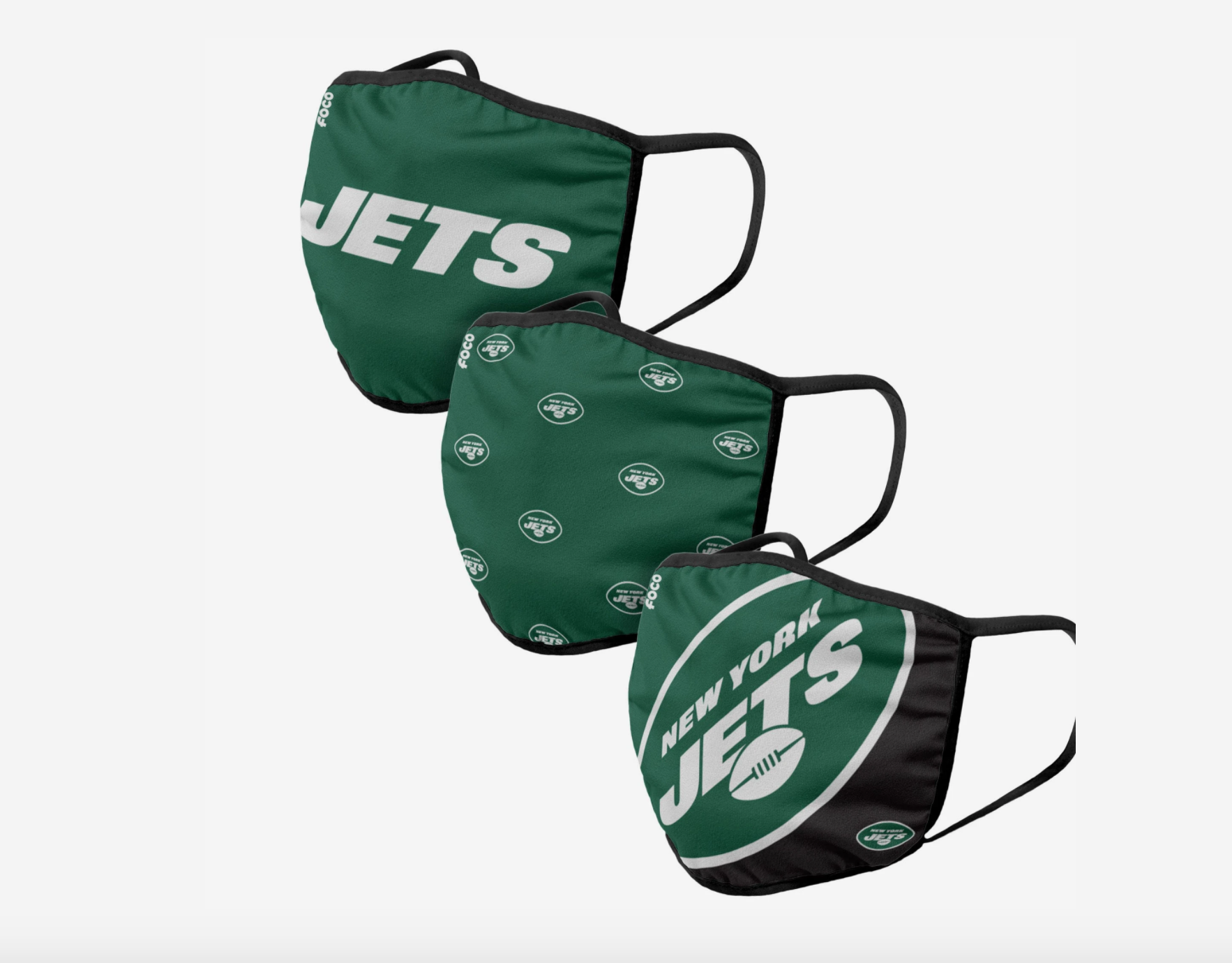 New York Jets face masks, NFL face masks are the perfect accessory