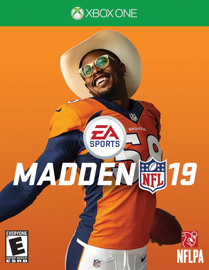 Madden NFL 19 Fanmade alternate cover features Von Miller
