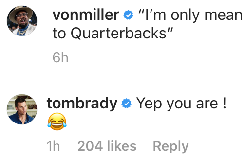 Tom Brady, Von Miller trade light-hearted barbs on social media - ESPN -  Denver Broncos Blog- ESPN