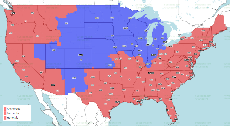 Broncos vs. Bears broadcast map: Will the game be on TV?