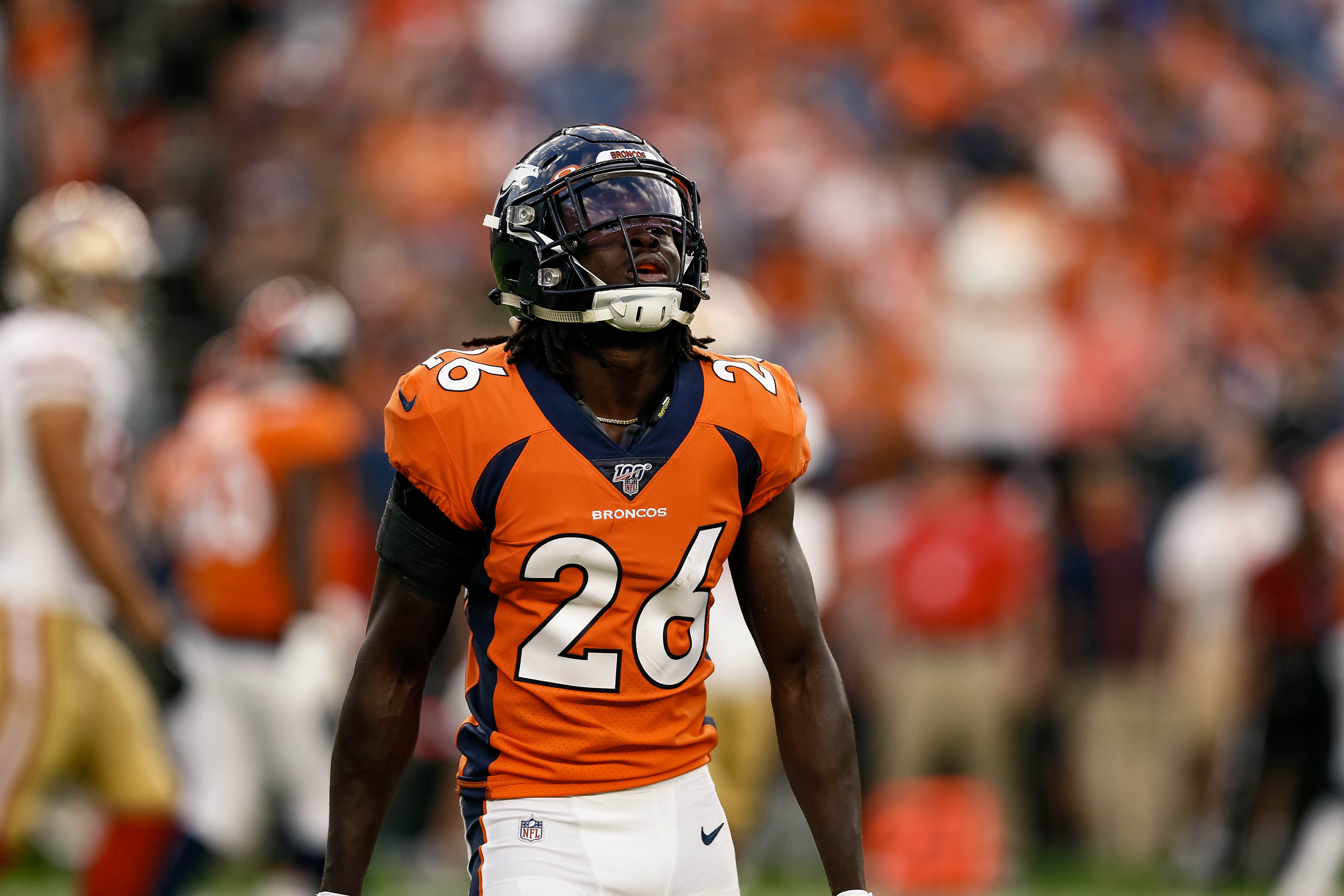 Broncos Briefs: KJ Hamler, Graham Glasgow, Dalton Risner unable to