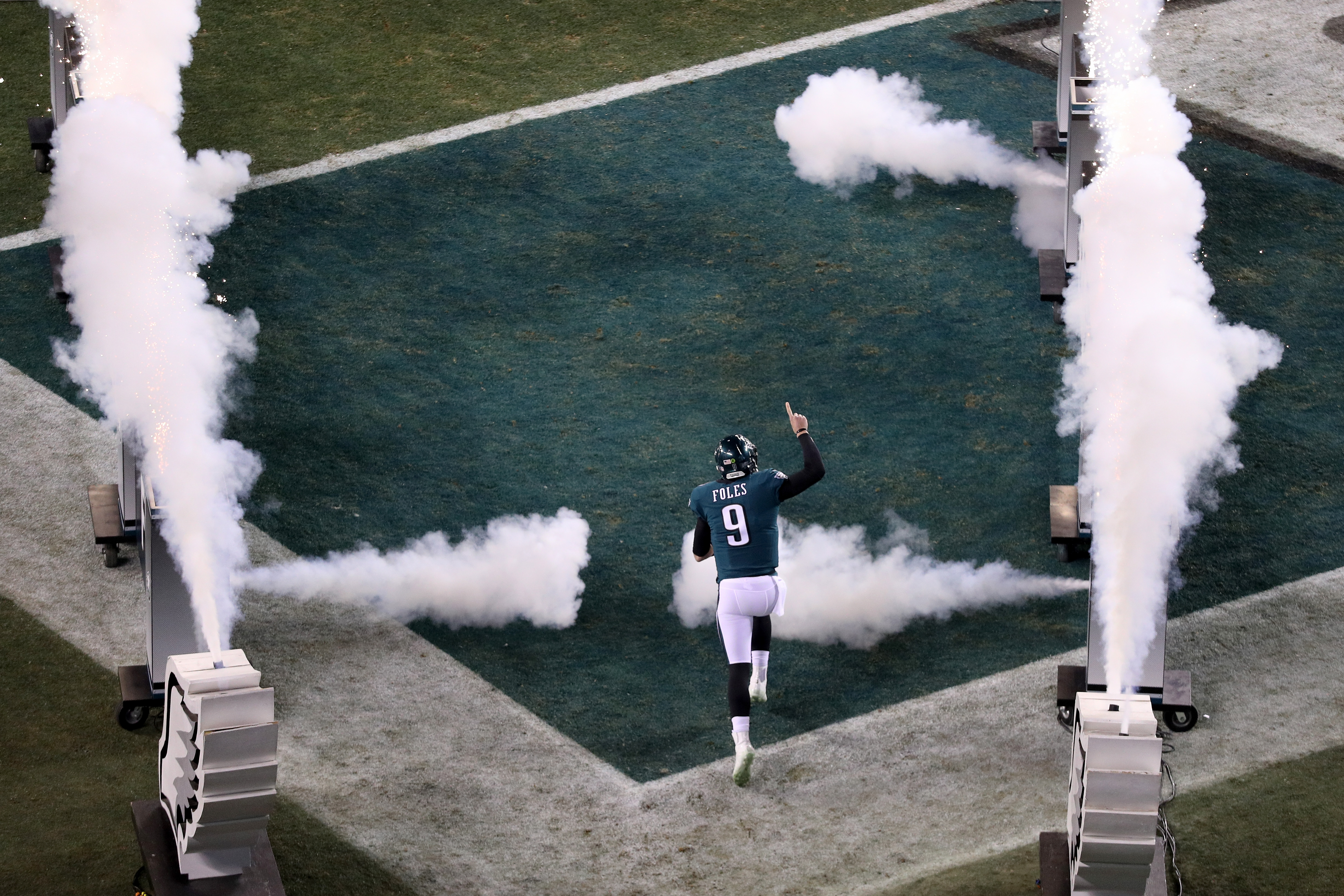 GO EAGLES! TORREY SMITH w/NICK FOLES 2018 The Champ is Here Eagles