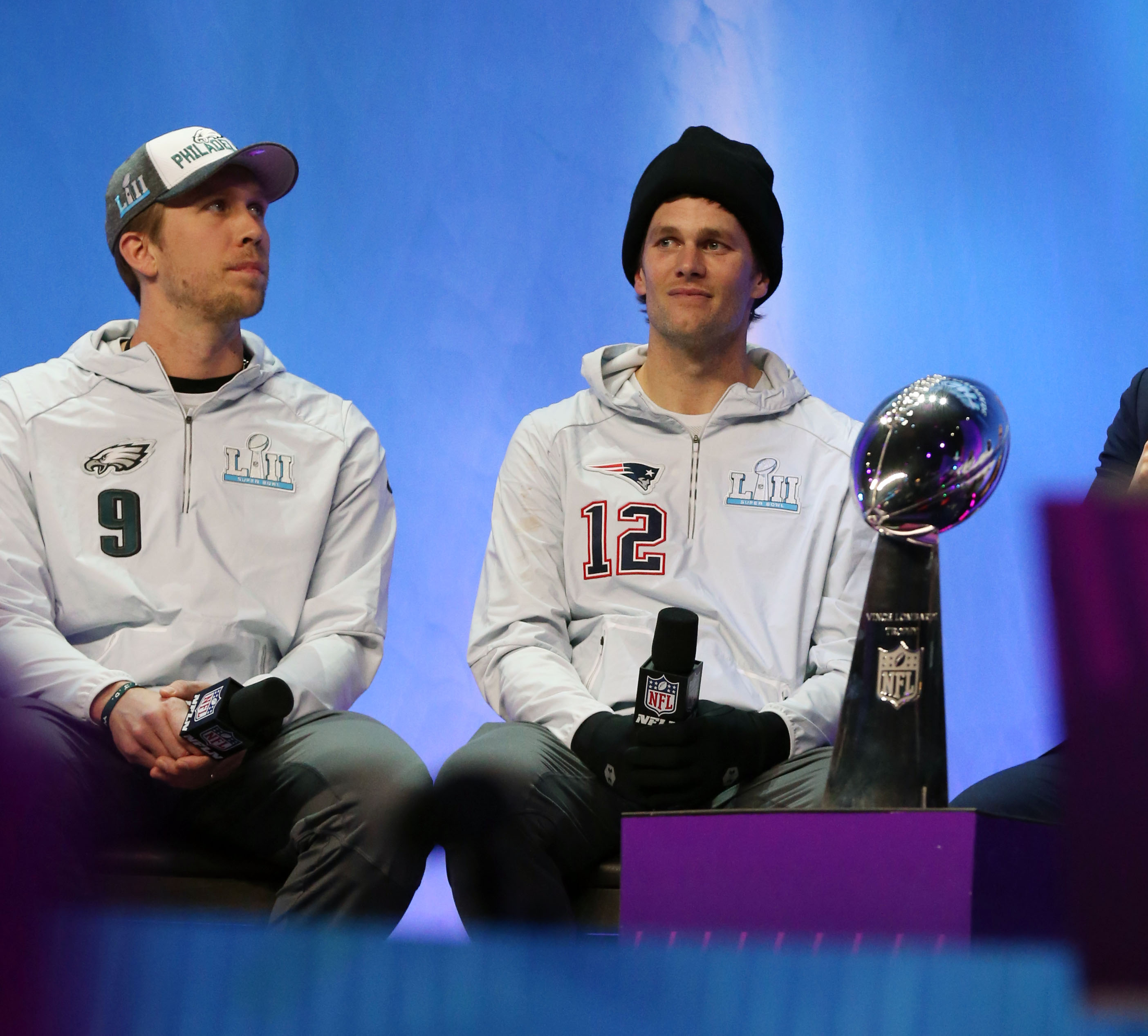 Tom Brady finally congratulated Super Bowl MVP Nick Foles with a