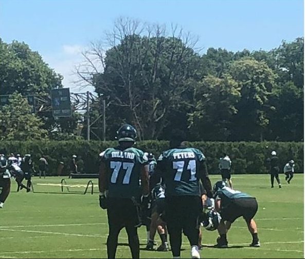 Philadelphia Eagles' Chris Black runs the ball during an NFL football  rookie minicamp at the team's training facility in Philadelphia, Friday,  May 12, 2017. (AP Photo/Matt Rourke Stock Photo - Alamy