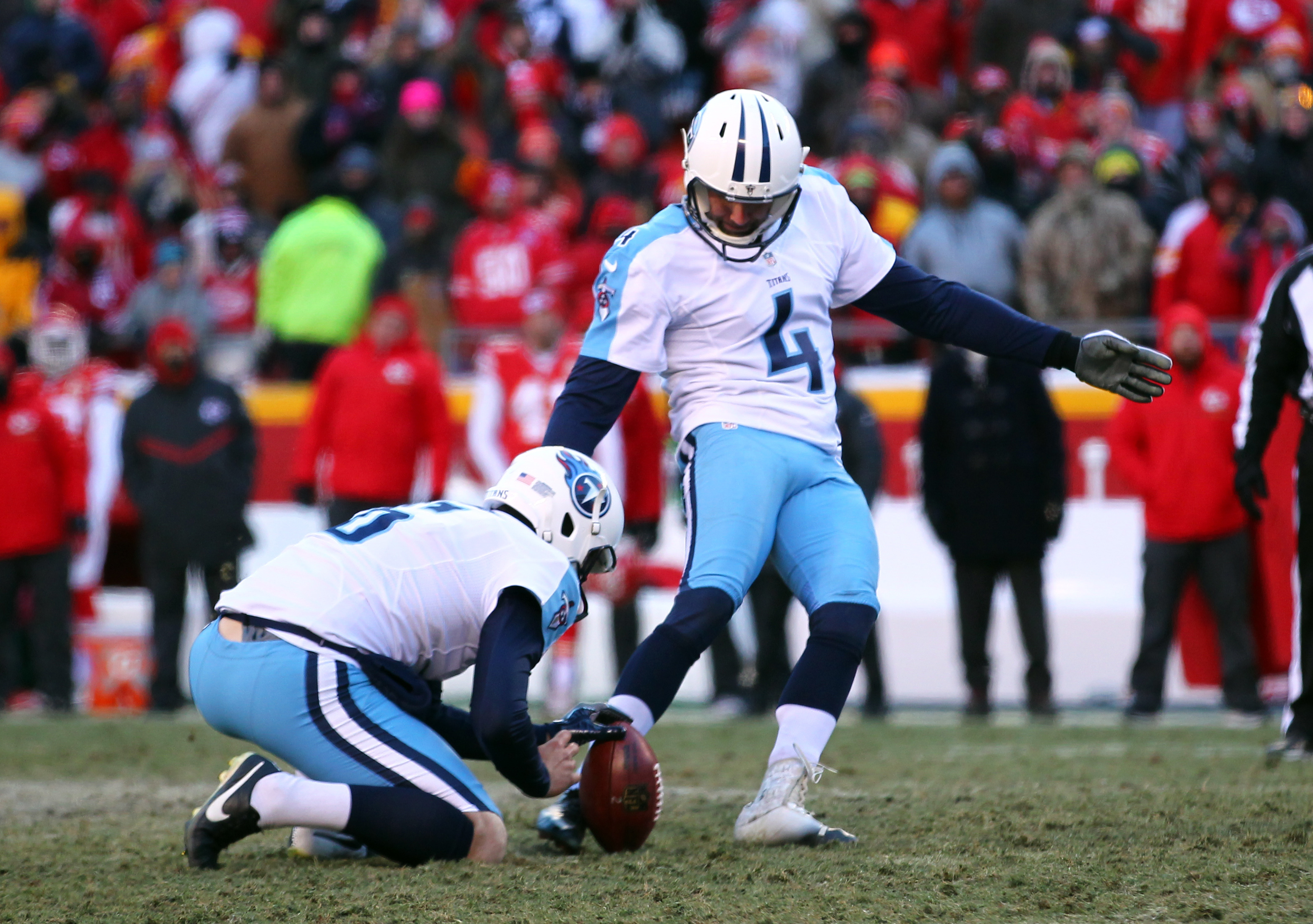 Game-winning field goal ends Titans' season