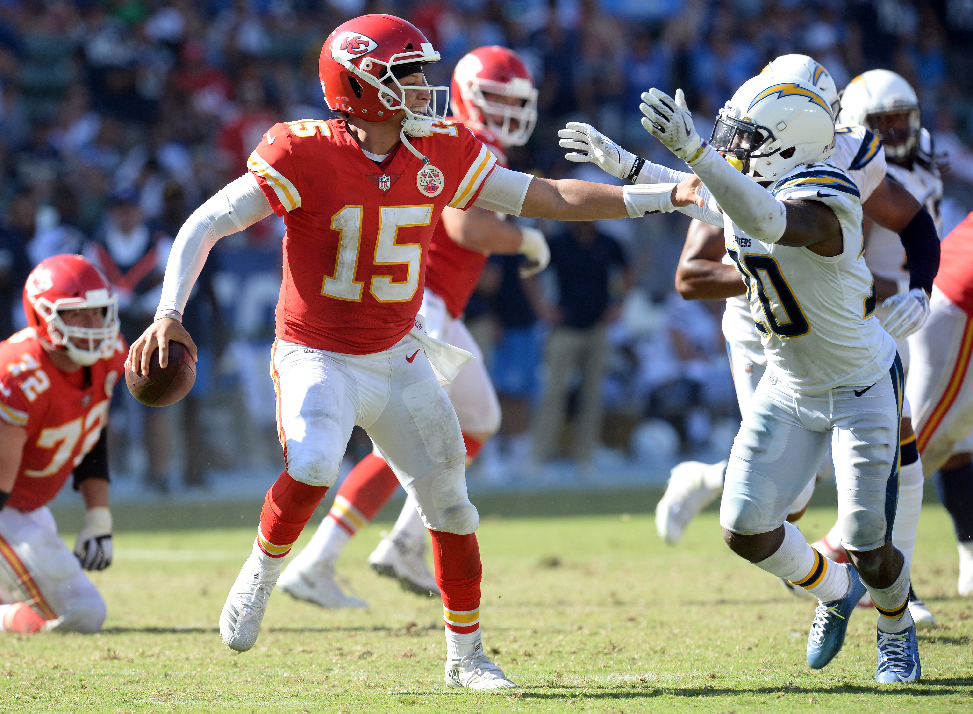 Best photos of Week 1 AFC offensive player of the week Patrick Mahomes