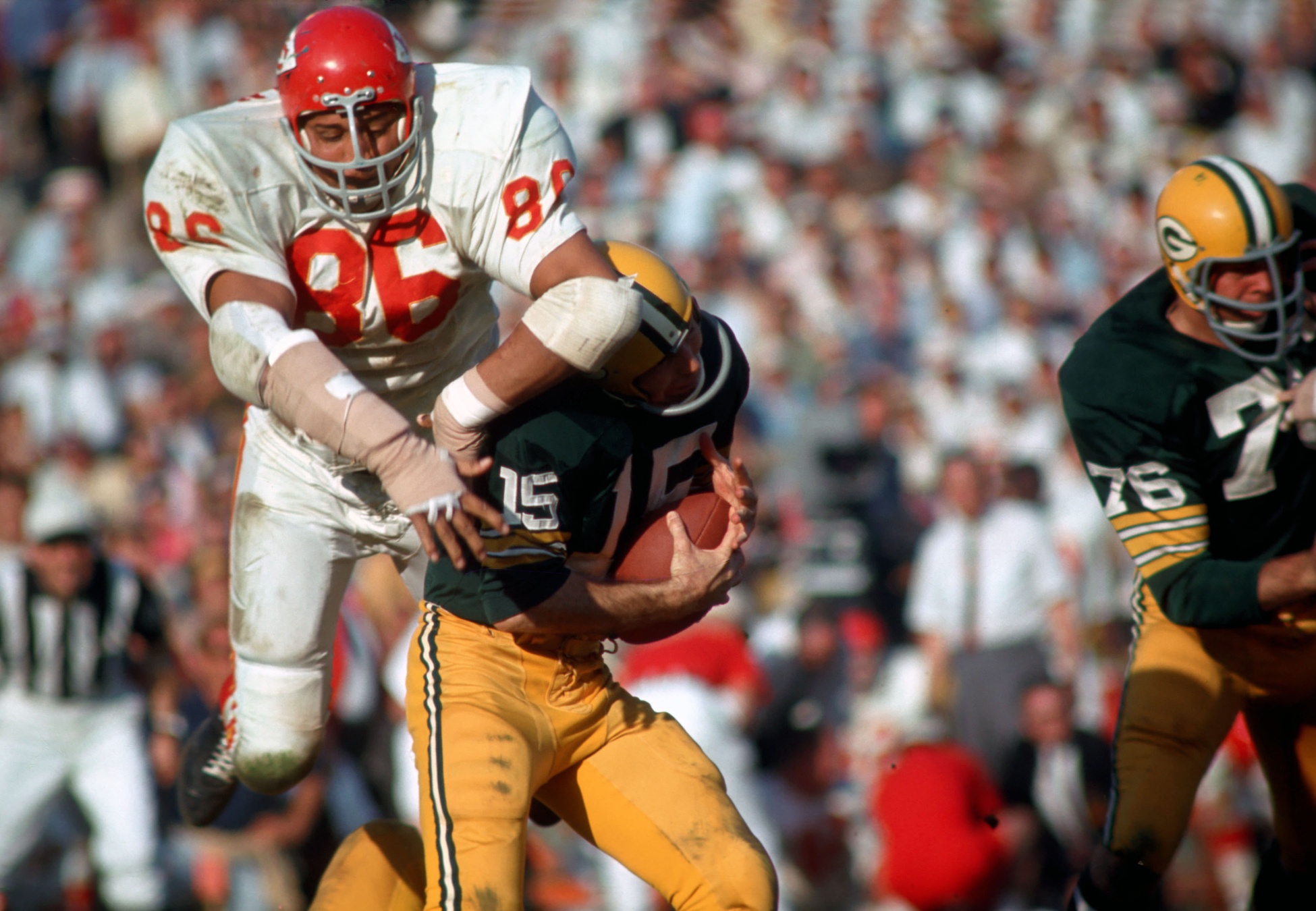 NFL 1967 Super Bowl I QB Len Dawson Kansas City Chiefs Color 8 X 10 Photo  Pic