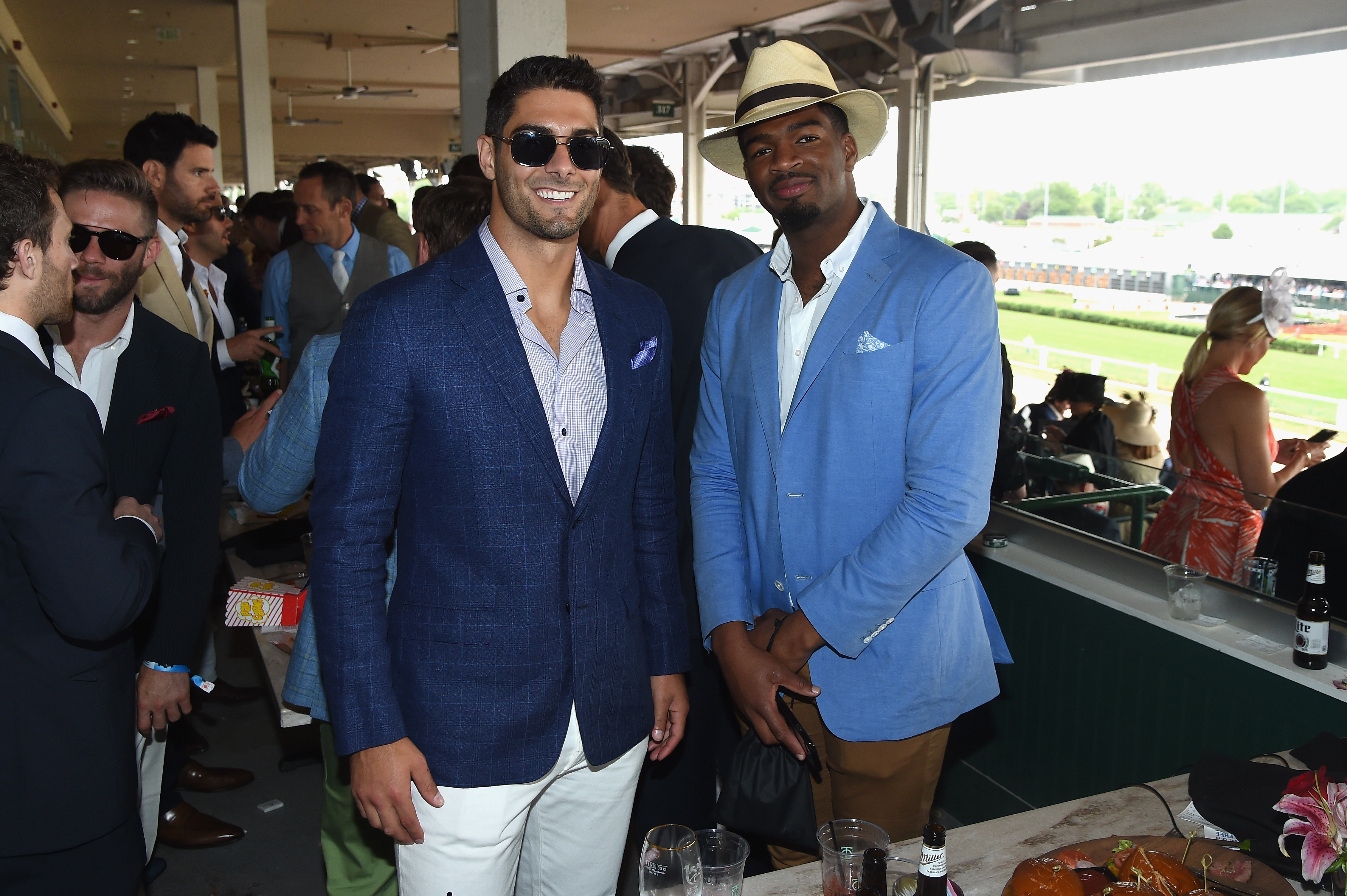 Photos Tom Brady Julian Edelman Patriots Attend Kentucky Derby
