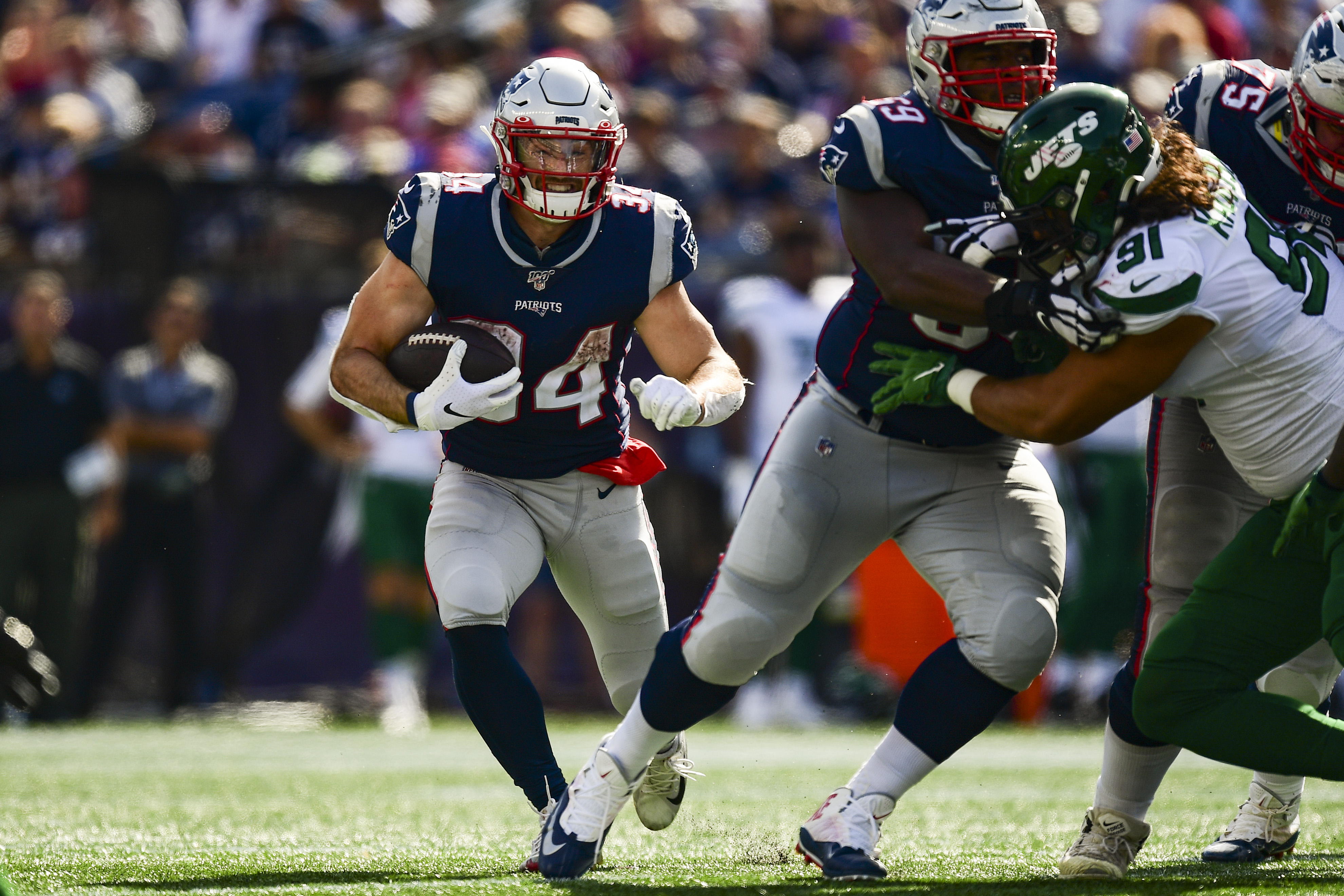 Rex Burkhead goes from scapegoat to hero in Patriots' AFC Championship win