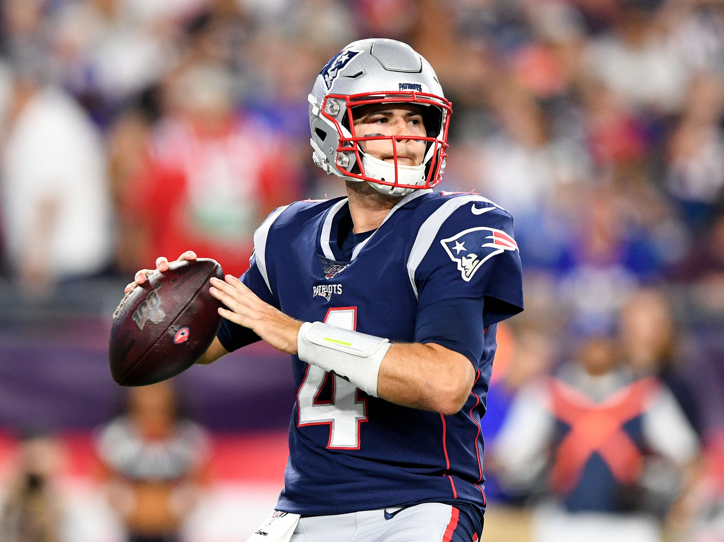 Jarrett Stidham said learning from Tom Brady this season was 'priceless'