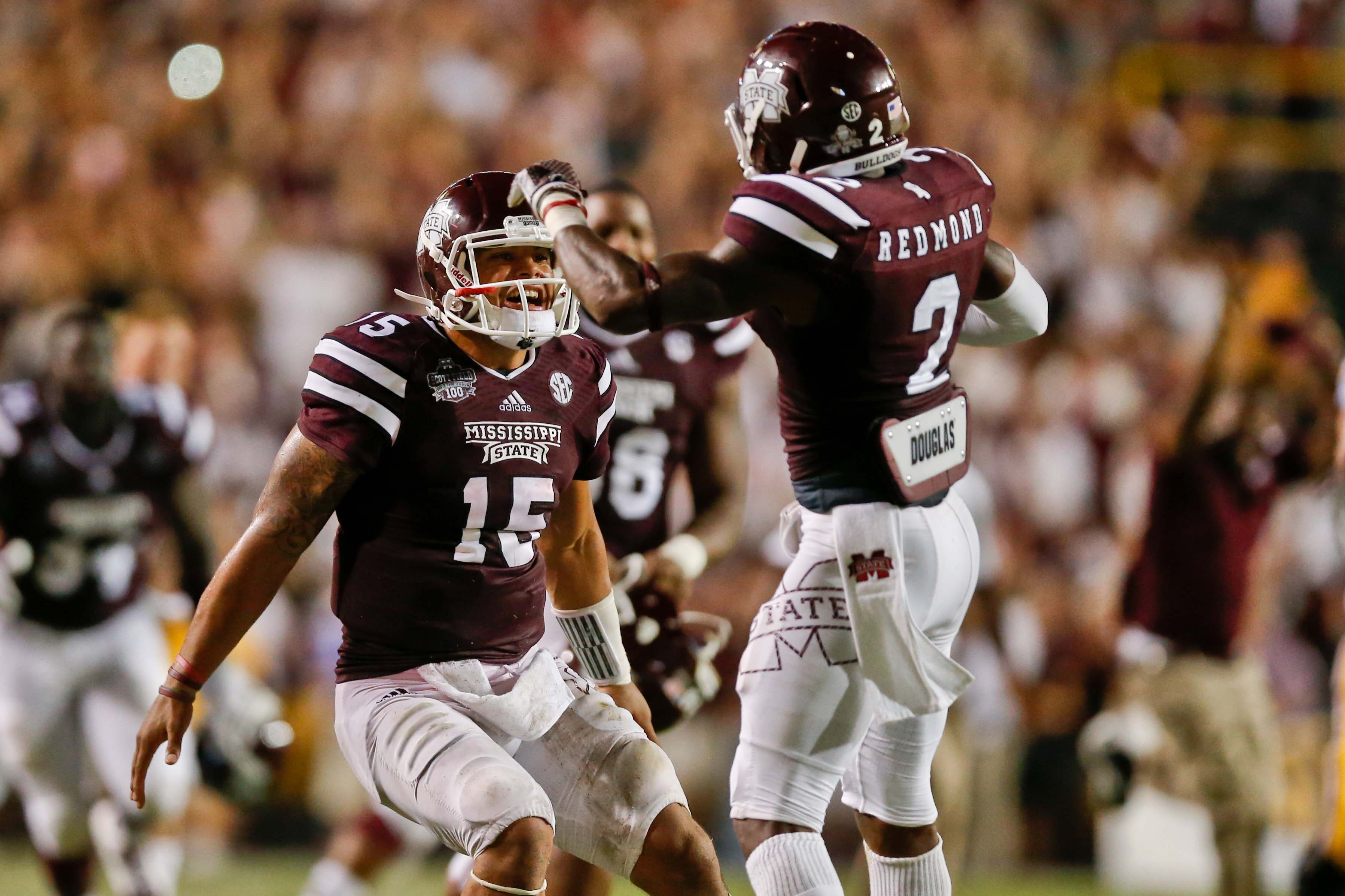 Dak Prescott Mississippi State Bulldogs adidas Premier Football