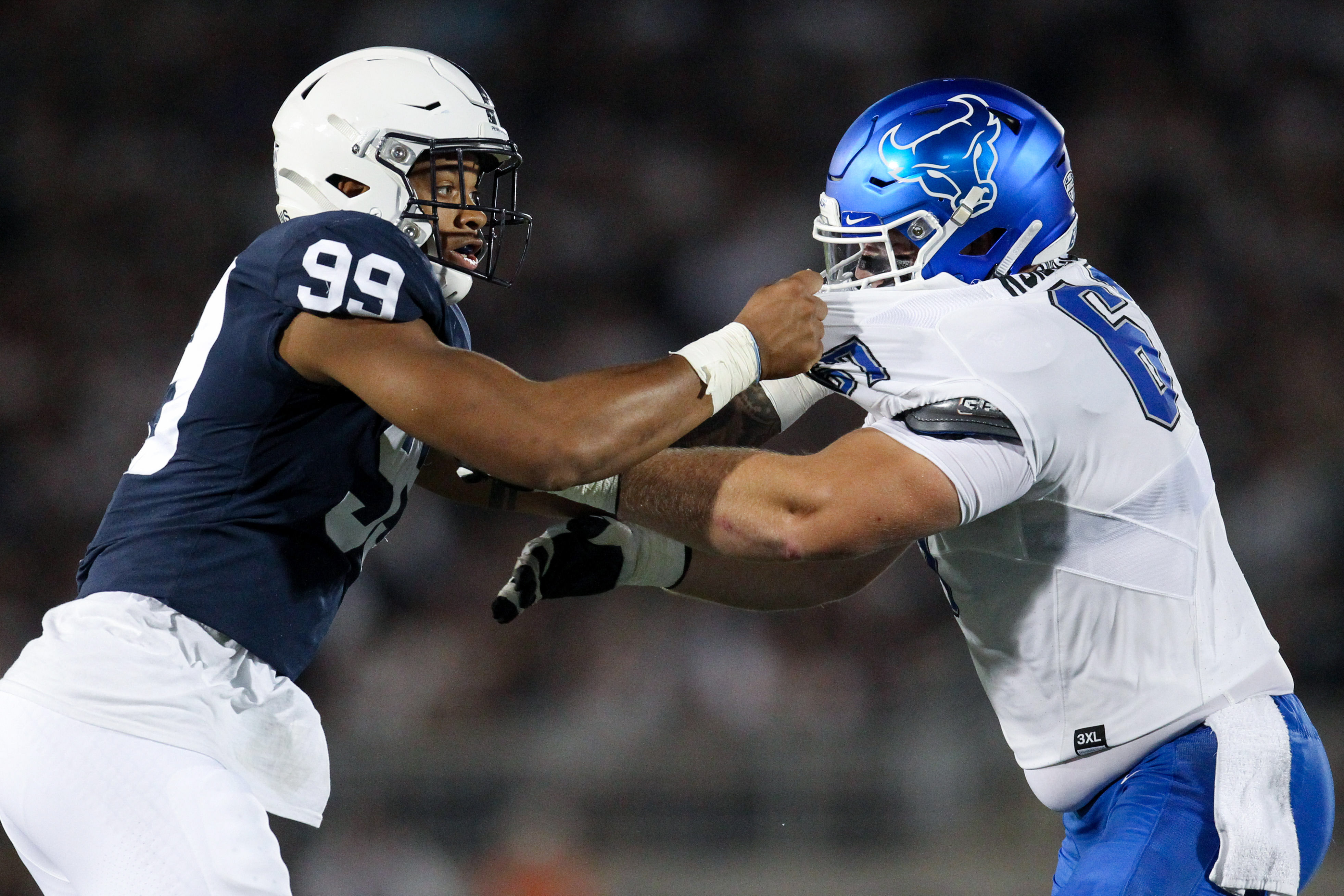 Penn State Yetur Gross-Matos Michigan football Jon Runyan Jr. best OT