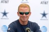 Jason Garrett wearing sunglasses at press conference