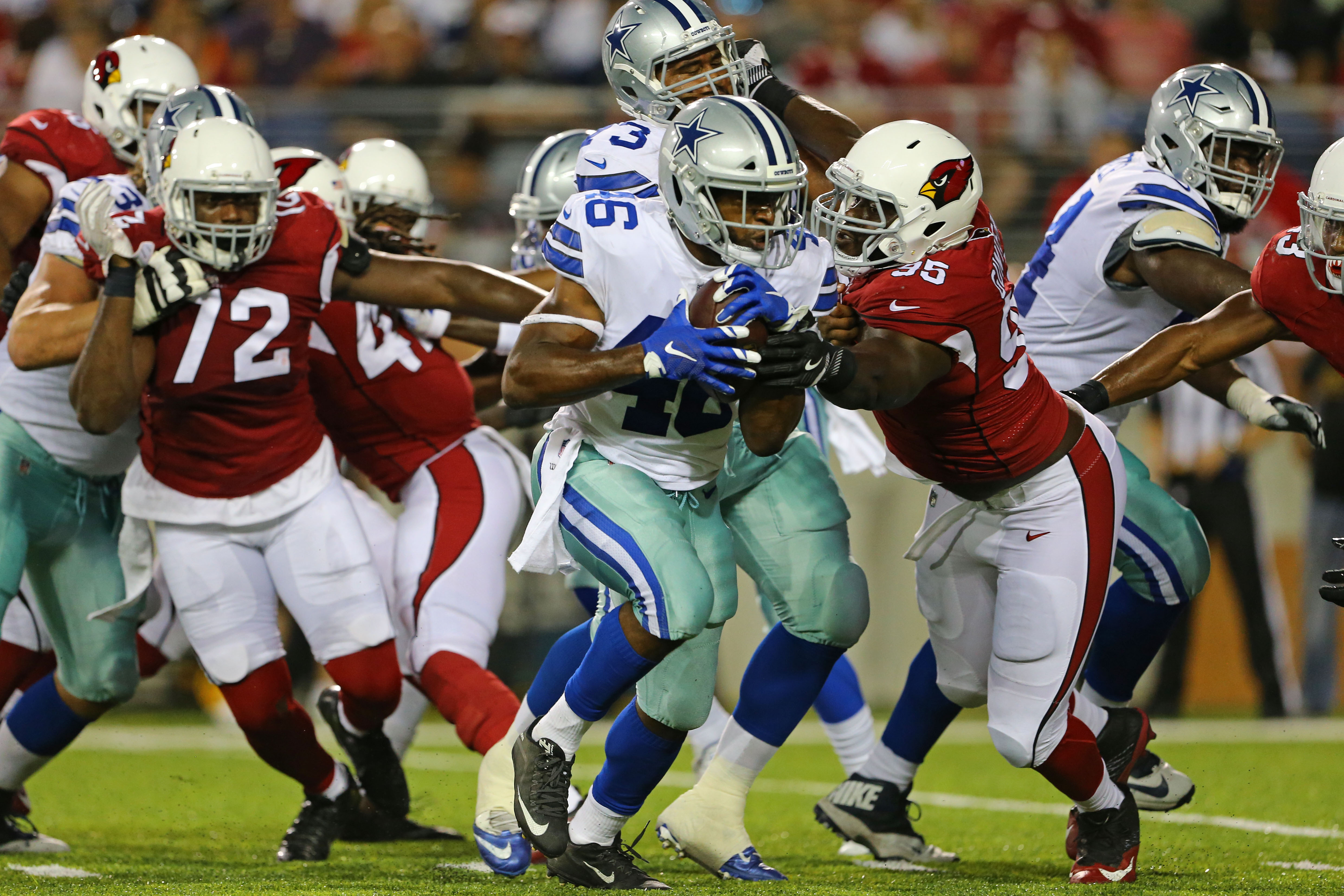 Dallas Cowboys: Alfred Morris helped cause in Hall of Fame Game