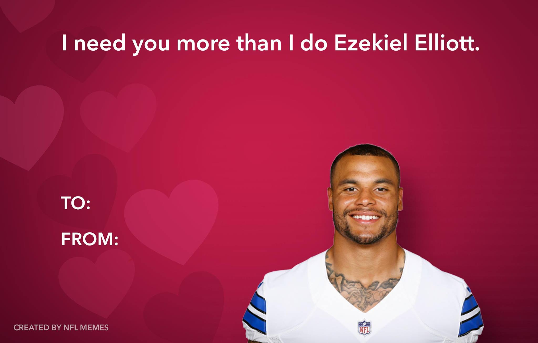 Funny Cowboys-themed Valentine's Day cards make the rounds