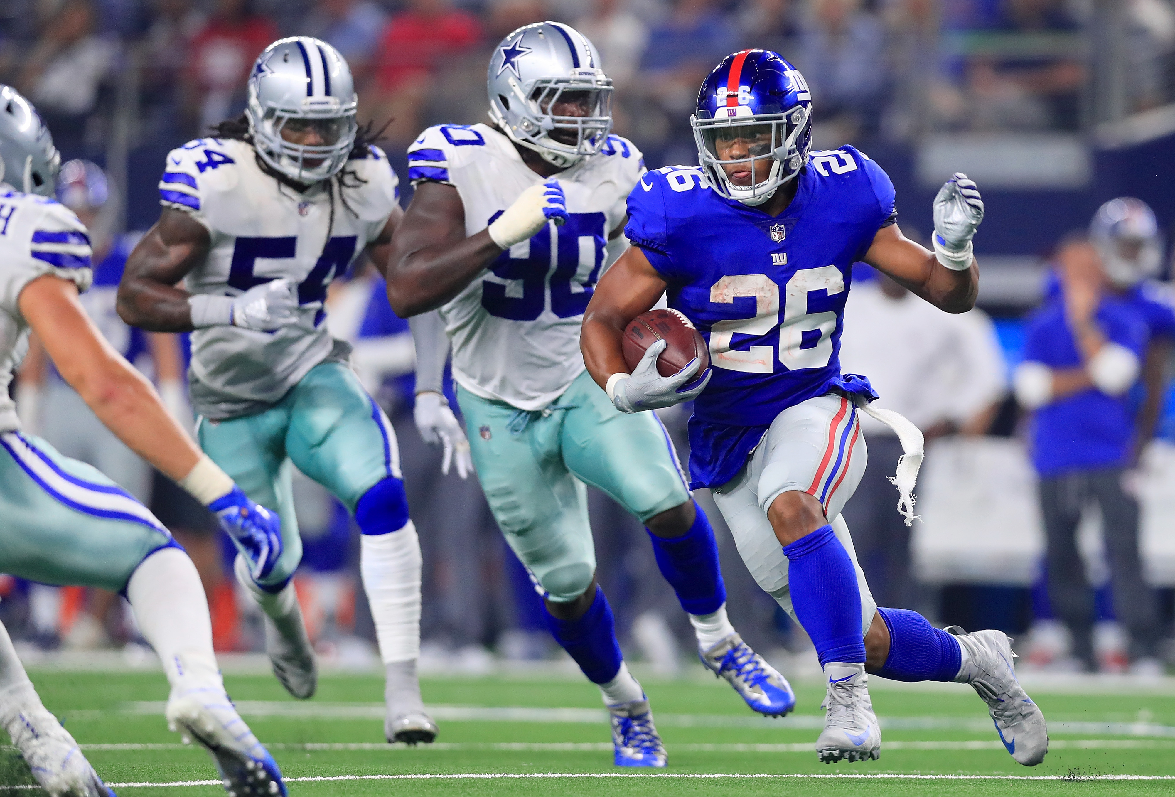 New York Giants @ Dallas Cowboys: Saquon Barkley and Ezekiel