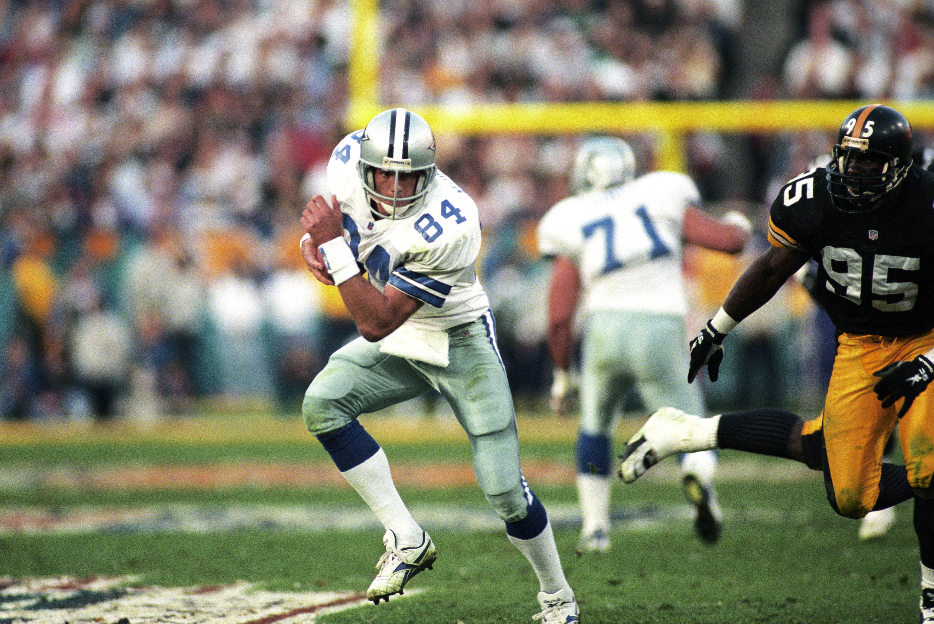 Jay Novacek Autographed Signed Dallas Cowboys Texas Stadium 8x10 Photo #84-  Beckett Witnessed Hologram