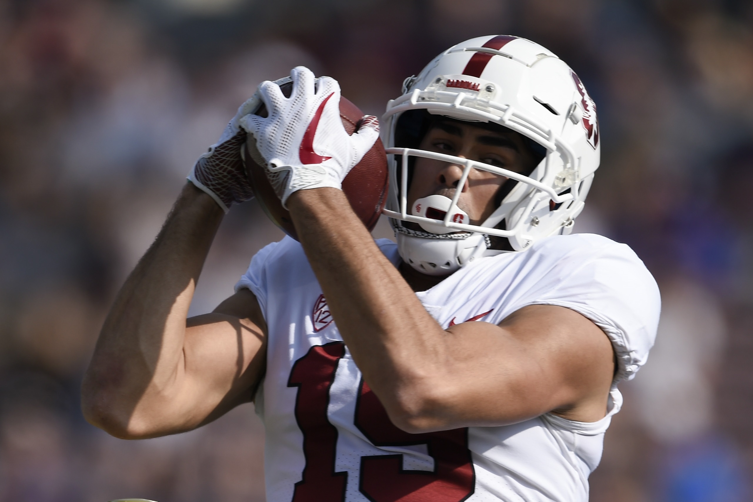 Philadelphia Eagles wide receiver J.J. Arcega-Whiteside in action