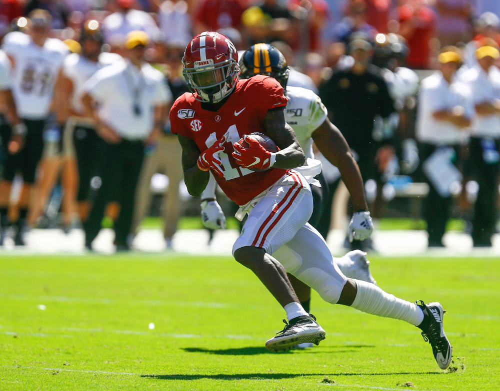 Alabama's Henry Ruggs honors friend Rod Scott with every TD