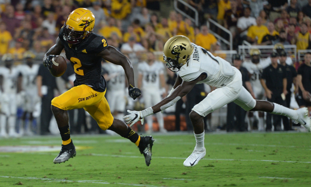 Arizona State wide receiver Brandon Aiyuk (2) in the second half