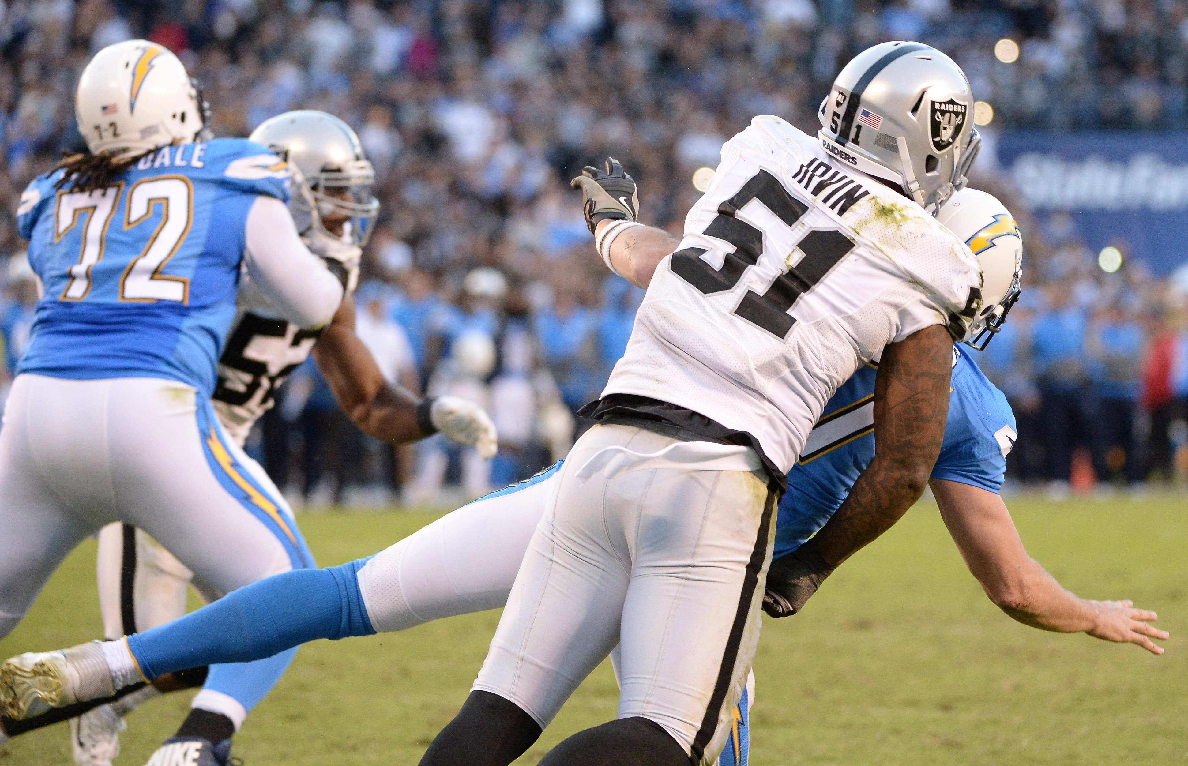 Oakland Raiders vs. San Diego Chargers, photo gallery, December 18, 2016