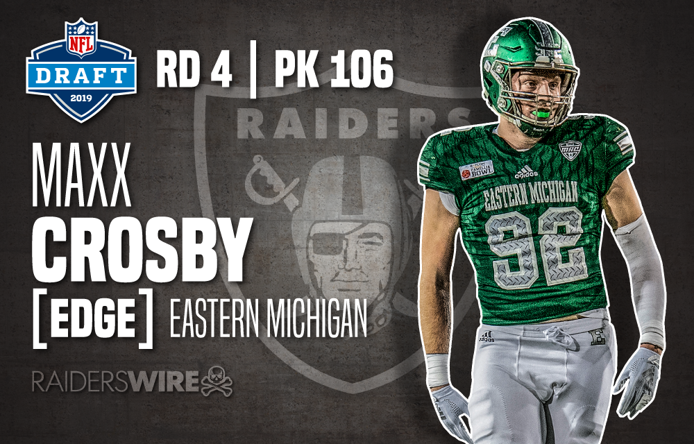 Maxx Crosby Knew He Was Headed to the Raiders With No. 106 Pick