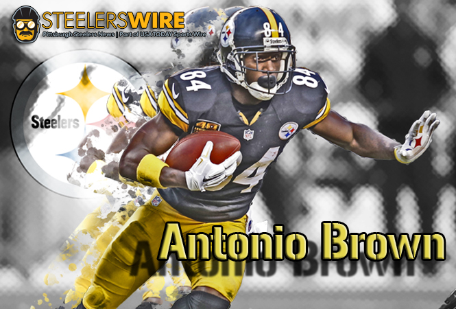 Pittsburgh Steelers Antonio Brown 2 Art Print by Joe Hamilton - Fine Art  America