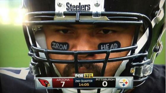 Cam Heyward will not be writing on his eyeblack anymore