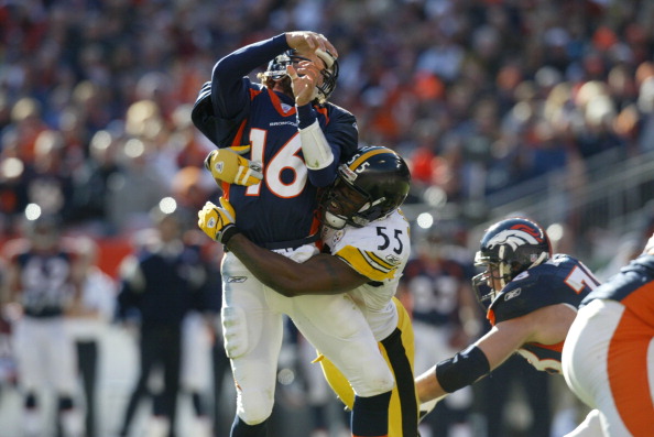 Ben Roethlisberger Leads Steelers to the Superbowl!  Steelers vs Broncos 2005  AFC Championship 